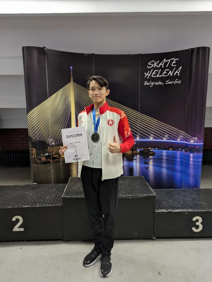 Congratulations to Chiu Hei Cheung for securing the 2nd place spot in the 17th Europa Cup Skate Helena held in Belgrade, Serbia in 2024. We take immense pride in Chiu Hei Cheung's outstanding achievements and his steadfast dedication to his love for figure skating. Well done! #iceskatingacademy #europacupskatehelena